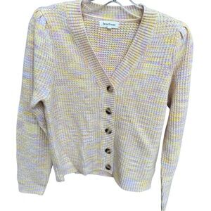 Heartloom Puff Sleeve Cardigan Size: Medium